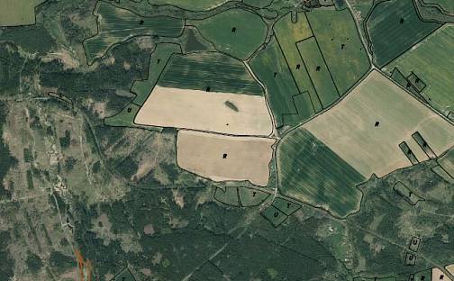 Prodej pole 22 334 m², Chýnov - Dobronice u Chýnova, okres Tábor