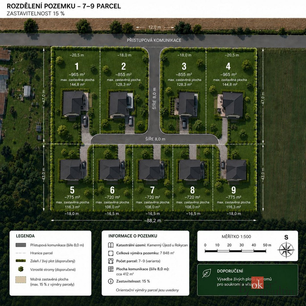 Prodej pozemku 7 848 m²