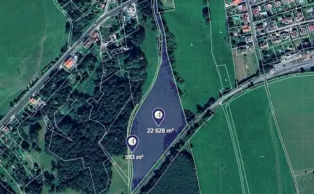 Prodej louky 23 221 m², Česká Kamenice, okres Děčín