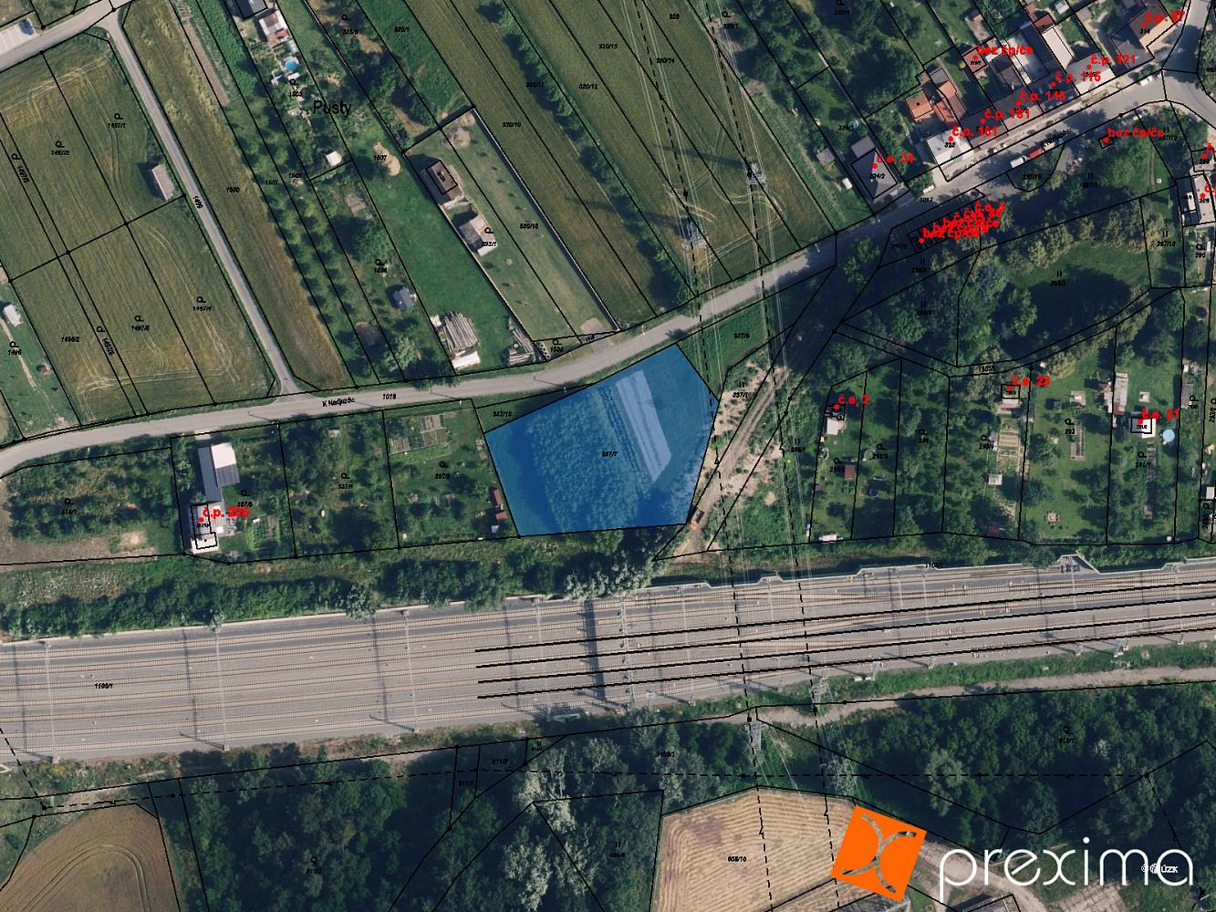 Prodej stavebního pozemku 167 m²
