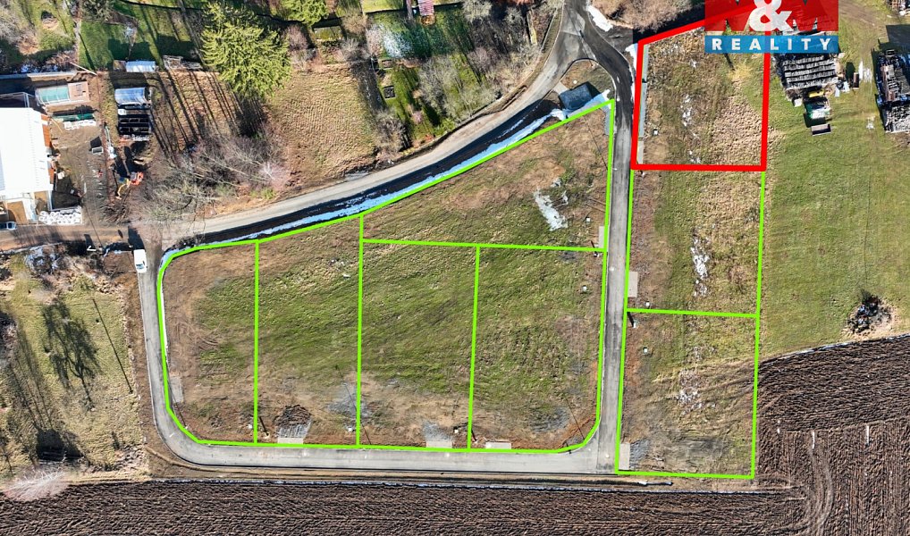 Prodej stavebního pozemku 846 m², Nová Ves u Chotěboře – náhled fotky 2