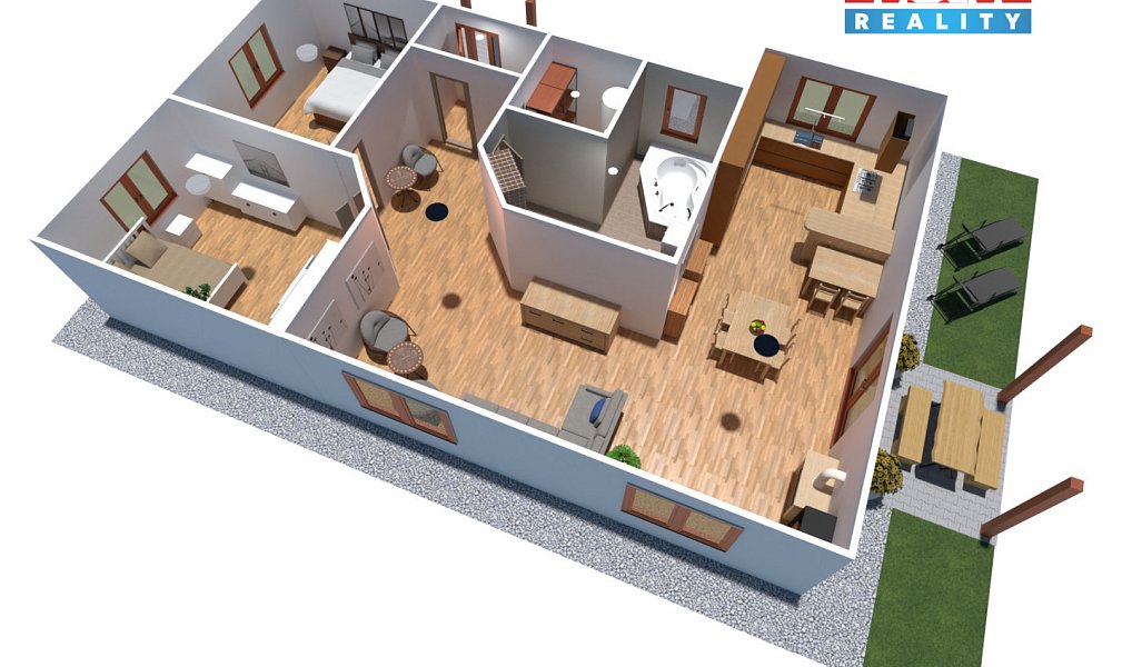 Prodej domu 140 m² s pozemkem 1 388 m², Domoušice – náhled fotky 6