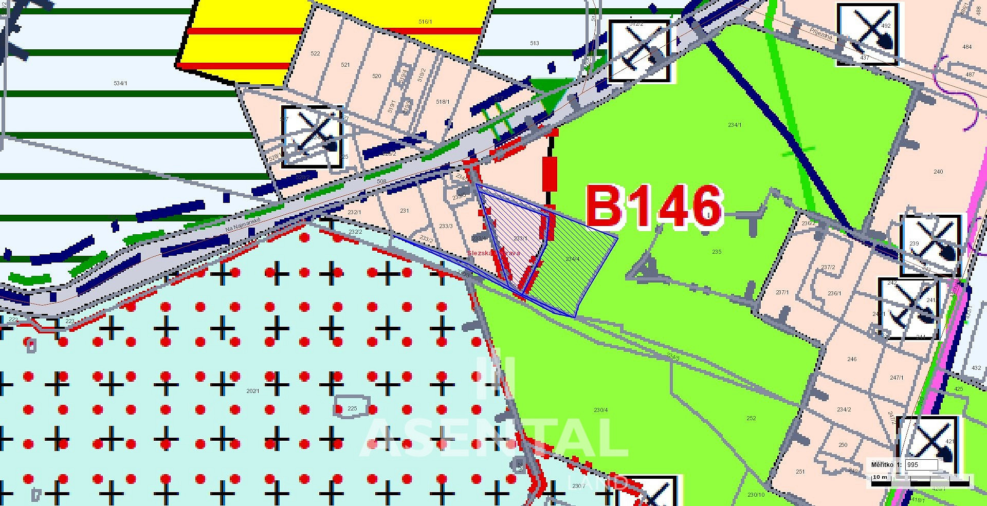 Prodej stavebního pozemku 2 676 m² – fotografie 2