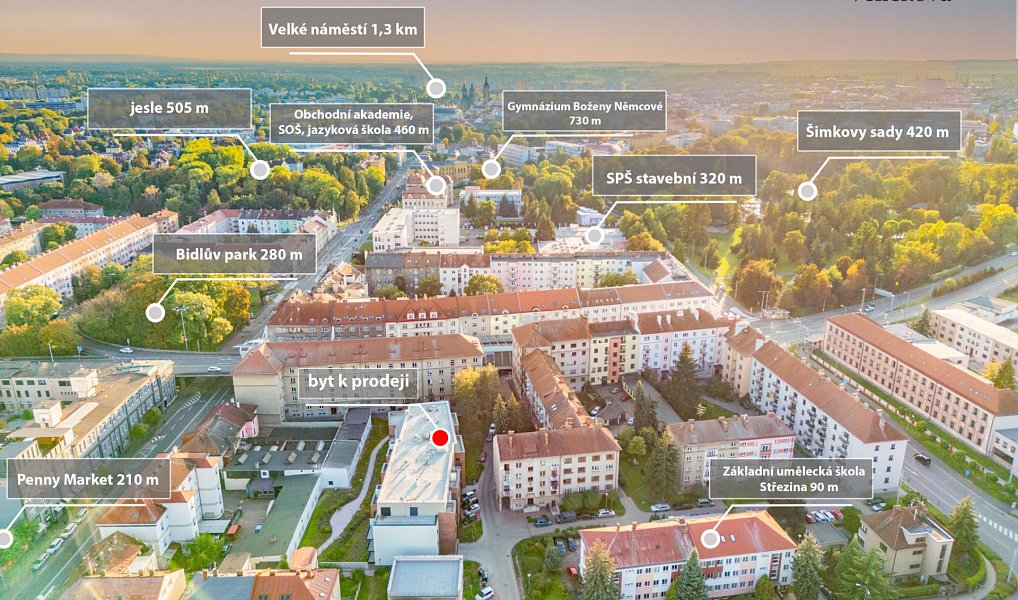 Prodej bytu 1+kk 30 m², Hradec Králové – náhled fotky 8