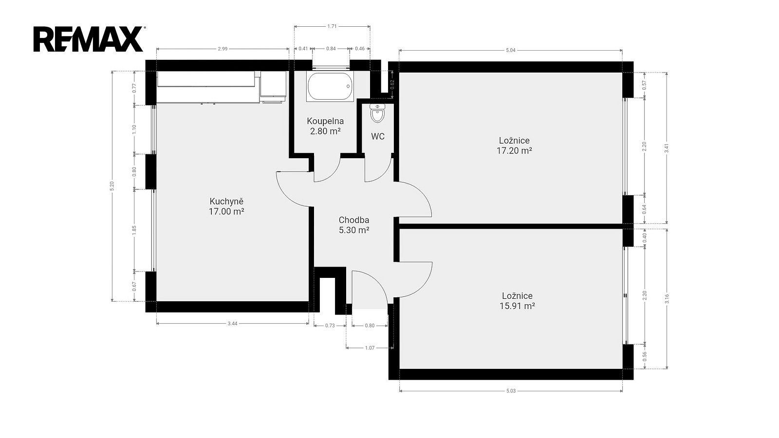 Prodej bytu 3+kk 60 m² — photo 3