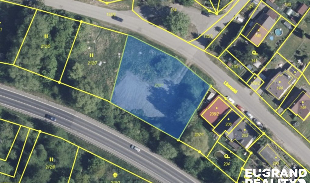 Prodej stavebního pozemku 1 508 m², Česká Lípa – náhled fotky 2