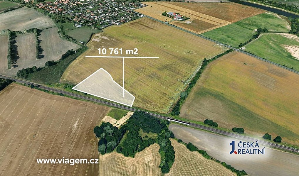 Prodej pole 1 345 m², Pardubice – náhled fotky 2