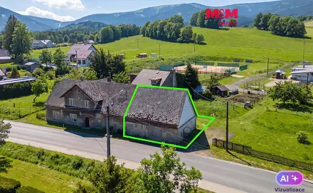 Prodej chaty/chalupy 90 m² s pozemkem 645 m², Bělá pod Pradědem - Domašov, okres Jeseník