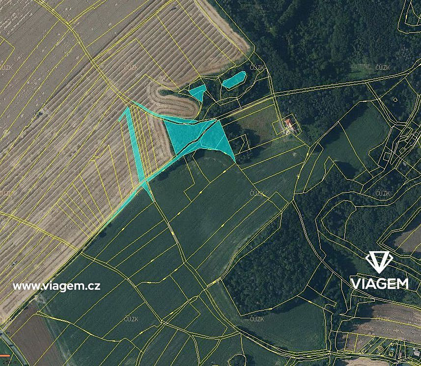 Pole 13 975 m², Podíl 15 % o výměře 2 071 m² – pohled 2