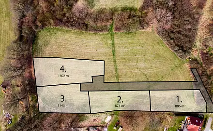 Prodej stavebního pozemku 874 m², Tochovice - Hořejany, okres Příbram