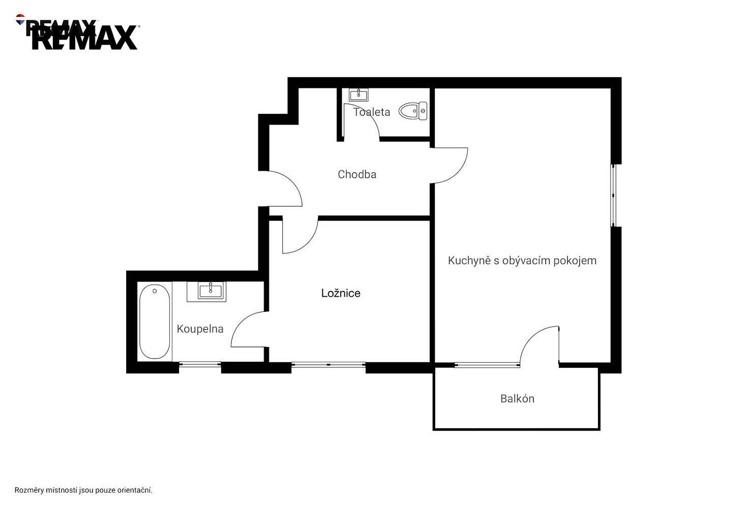 Pronájem bytu 2+kk 56 m² – fotografie 5