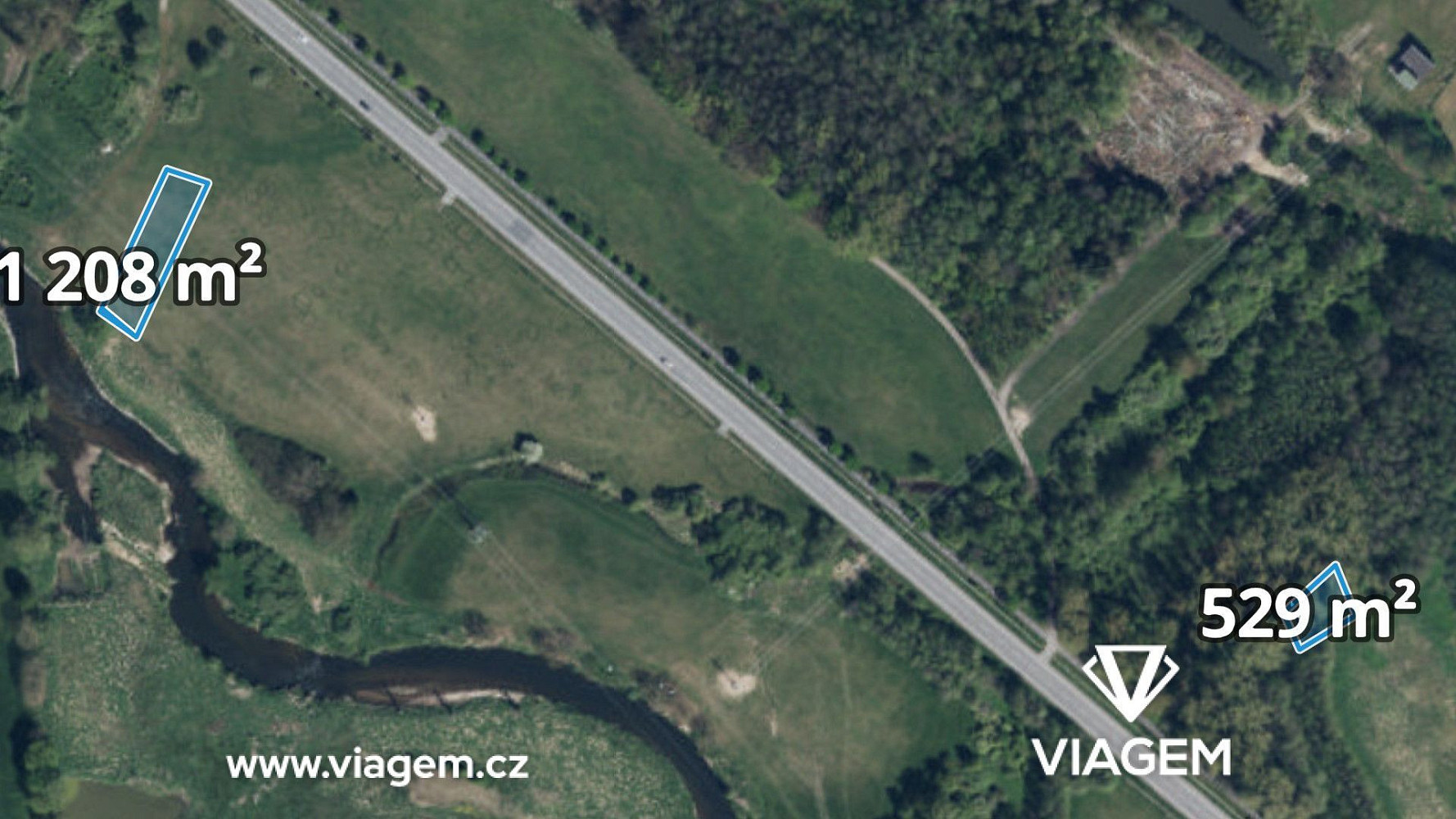 Prodej pole 1 068 m²