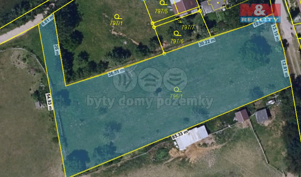Prodej zahrady 2 365 m², Kochánov – náhled fotky 12
