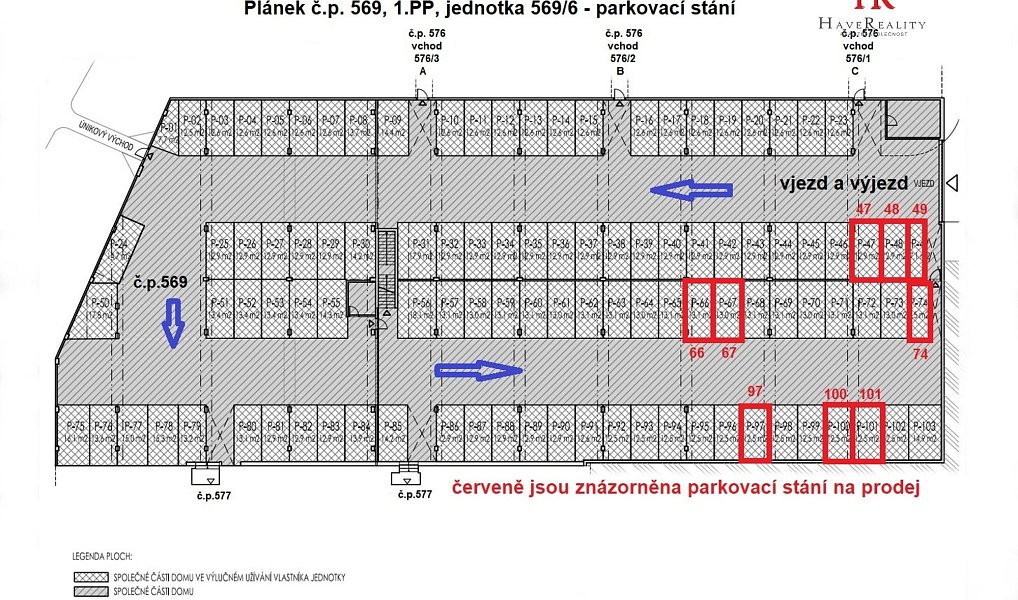 Prodej garážového, parkovacího stání, Višňová, Milovice - Mladá, okr. Nymburk, Milovice – náhled fotky 4