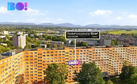 Prodej bytu 3+1 72 m², Františka Hajdy, Ostrava - Hrabůvka