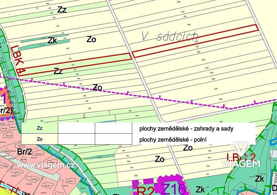 Prodej pole 1 390 m² – fotografie 3