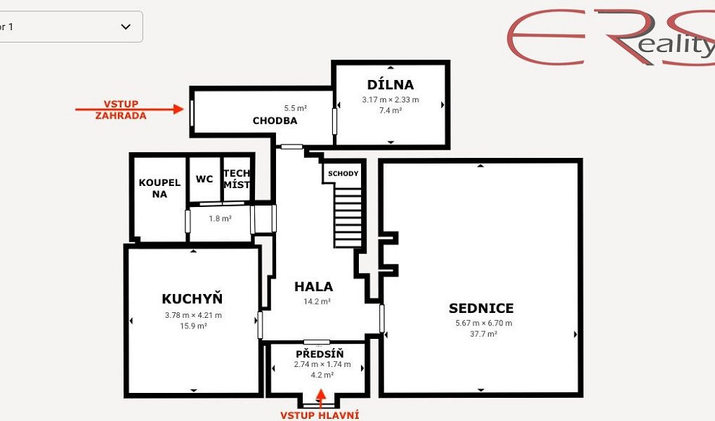 Prodej ubytovacího objektu 187 m², Desná – náhled fotky 14