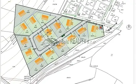 Prodej stavebního pozemku 17 216 m², Narysov, okres Příbram