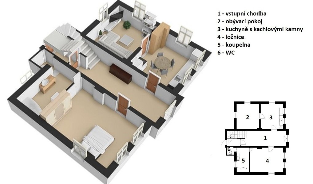 Prodej domu 239 m² s pozemkem 2 100 m², Vrchlabí – náhled fotky 4