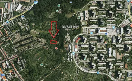 Prodej zahrady 600 m², Brno - Židenice