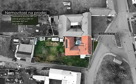 Prodej domu 228 m² s pozemkem 1 326 m², Horní Újezd, okres Přerov