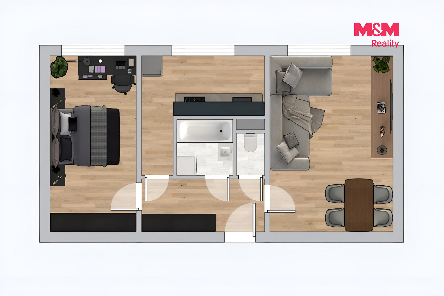 Prodej bytu 2+1 51 m² – fotografie 3