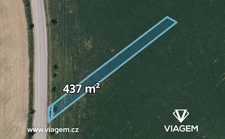 Prodej pole 437 m², Traplice, okres Uherské Hradiště