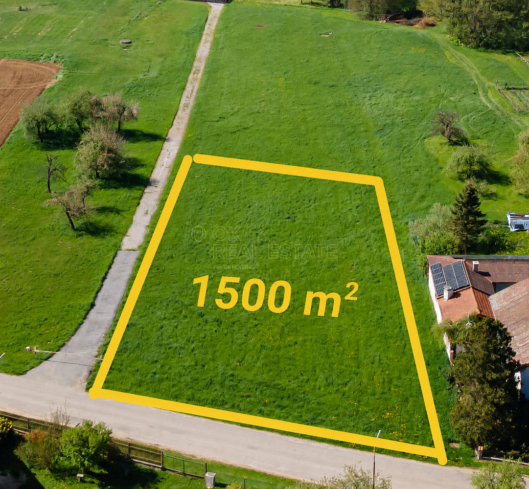 Prodej stavebního pozemku 1 500 m²