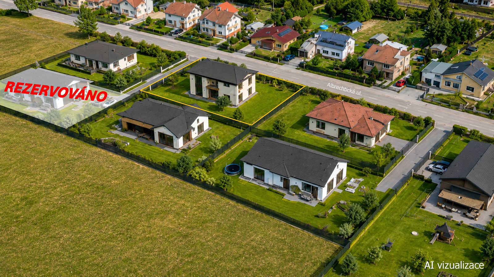 Prodej stavebního pozemku 1 128 m²