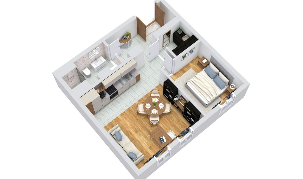 Prodej bytu 2+kk 58 m², Praha – náhled fotky 9