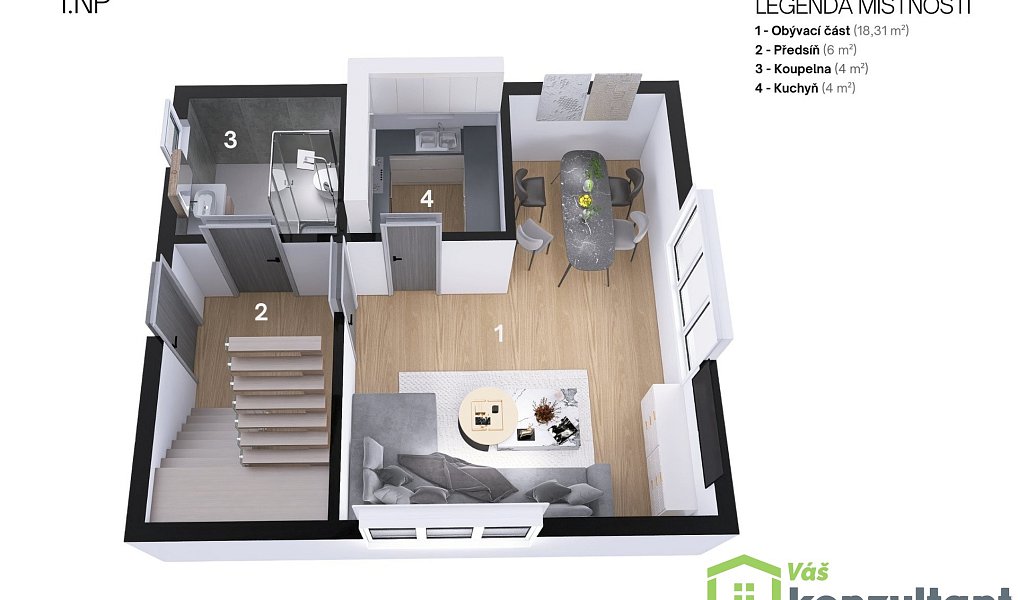 Prodej chaty/chalupy 95 m² s pozemkem 390 m², Ostravice – náhled fotky 17