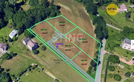 Prodej stavebního pozemku 1 099 m², Bohumín - Skřečoň, okres Karviná
