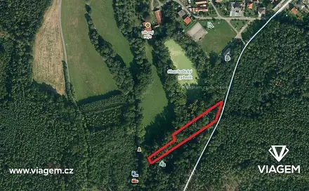 Prodej lesa 1 007 m², Chrast, okres Chrudim