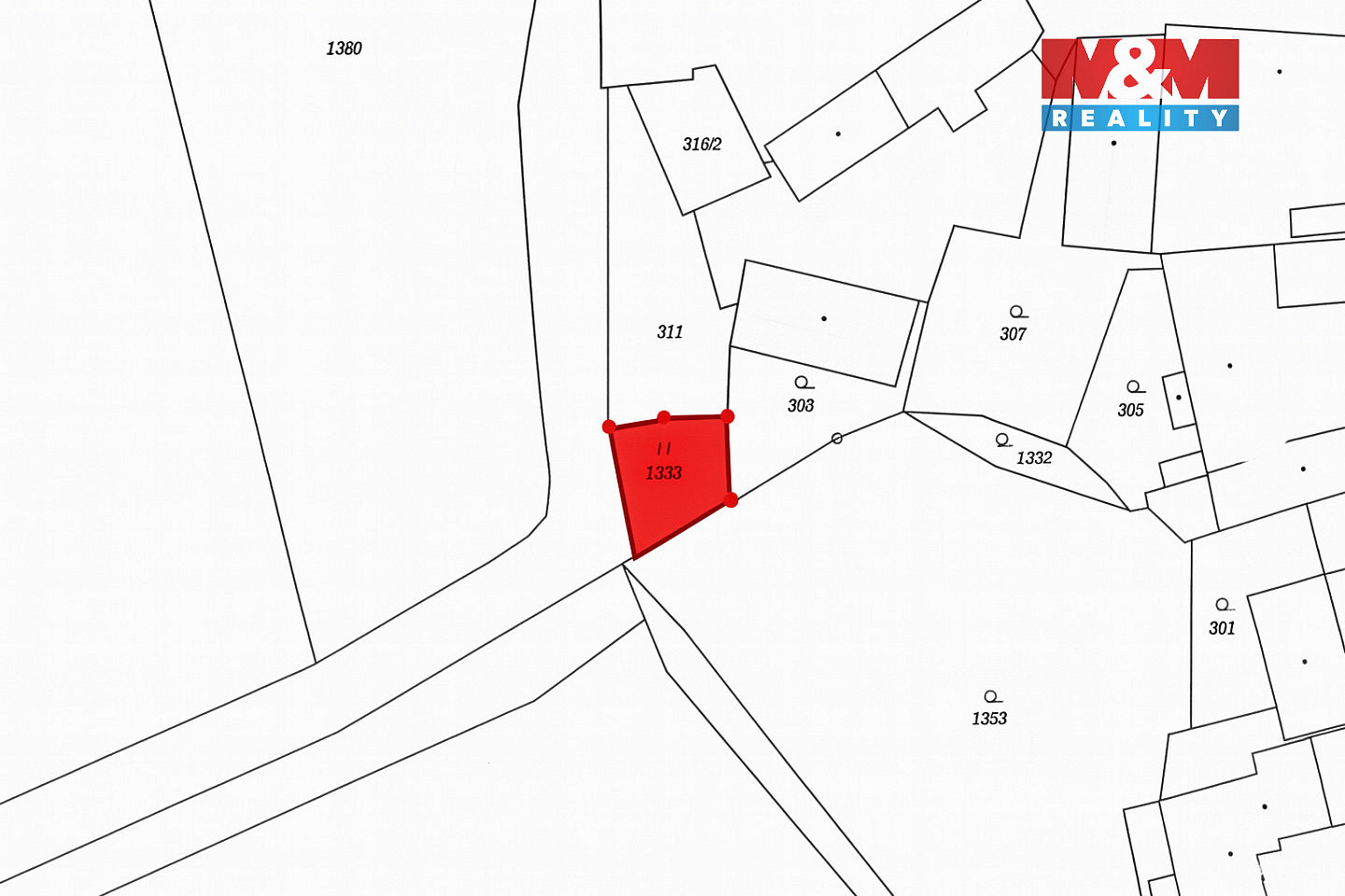 Prodej pole 171 m² – pohled 3