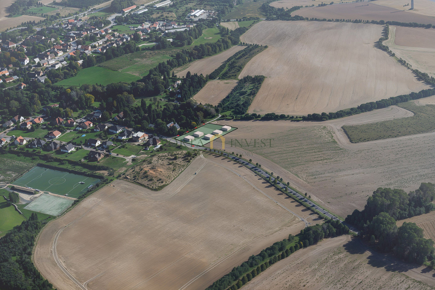 Prodej stavebního pozemku 526 m² – pohled 4