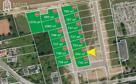 Prodej stavebního pozemku 692 m², Nová dědina, Bludov, okres Šumperk