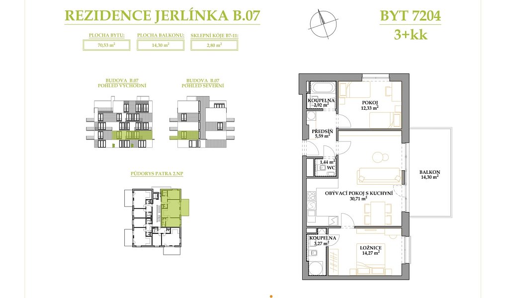 Prodej bytu 3+kk 71 m², Brno – náhled fotky 17