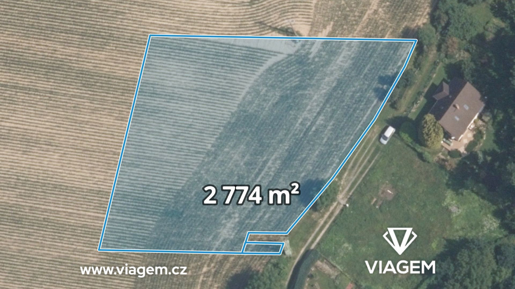 Prodej pole 709 m²