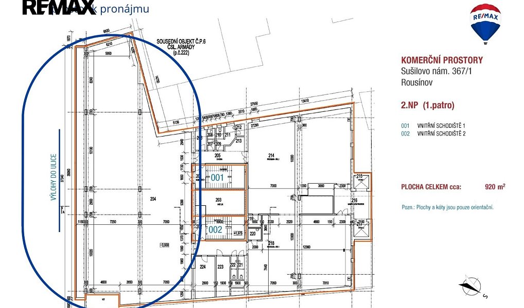Pronájem obchodních prostor 460 m², Rousínov – náhled fotky 9