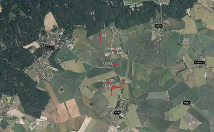 Prodej pole 11 704 m², Loučeň - Studce, okres Nymburk