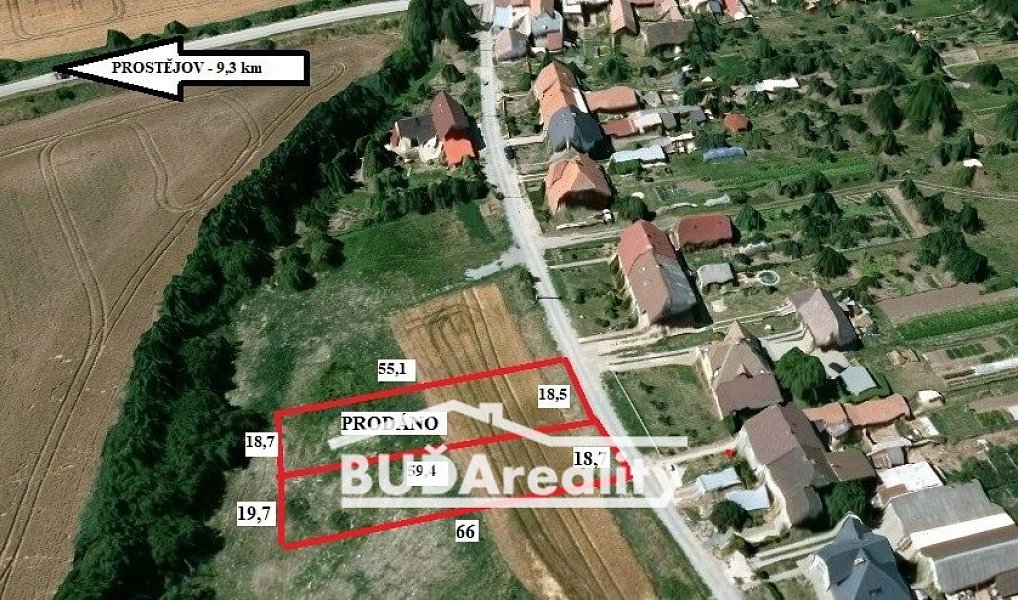 Prodej stavebního pozemku 1 139 m², Stařechovice – náhled fotky 2