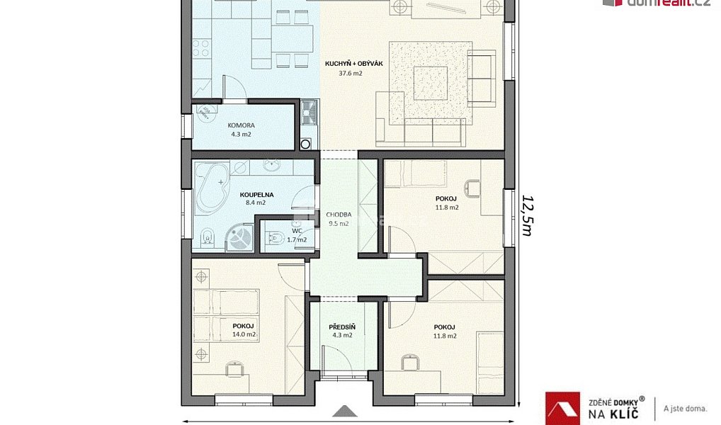Prodej domu 117 m² s pozemkem 850 m², Luhačovice – náhled fotky 5