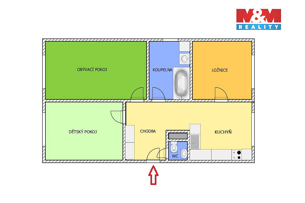 Prodej bytu 3+1 81 m² – fotografie 4