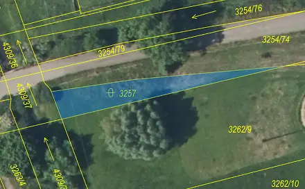 Dražba pole 1 122 m², Vědomice