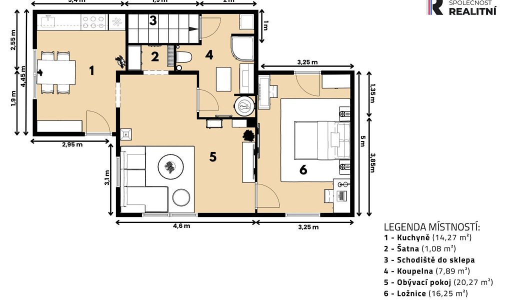 Prodej domu 61 m² s pozemkem 433 m², Votice – náhled fotky 19
