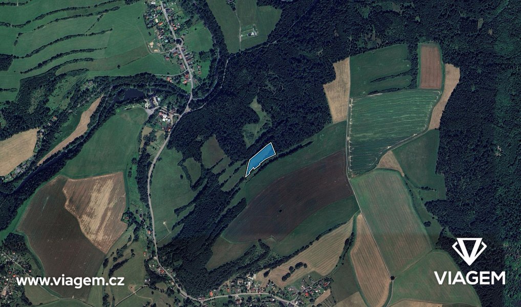 Prodej pole 4 151 m², Staré Těchanovice – náhled fotky 3