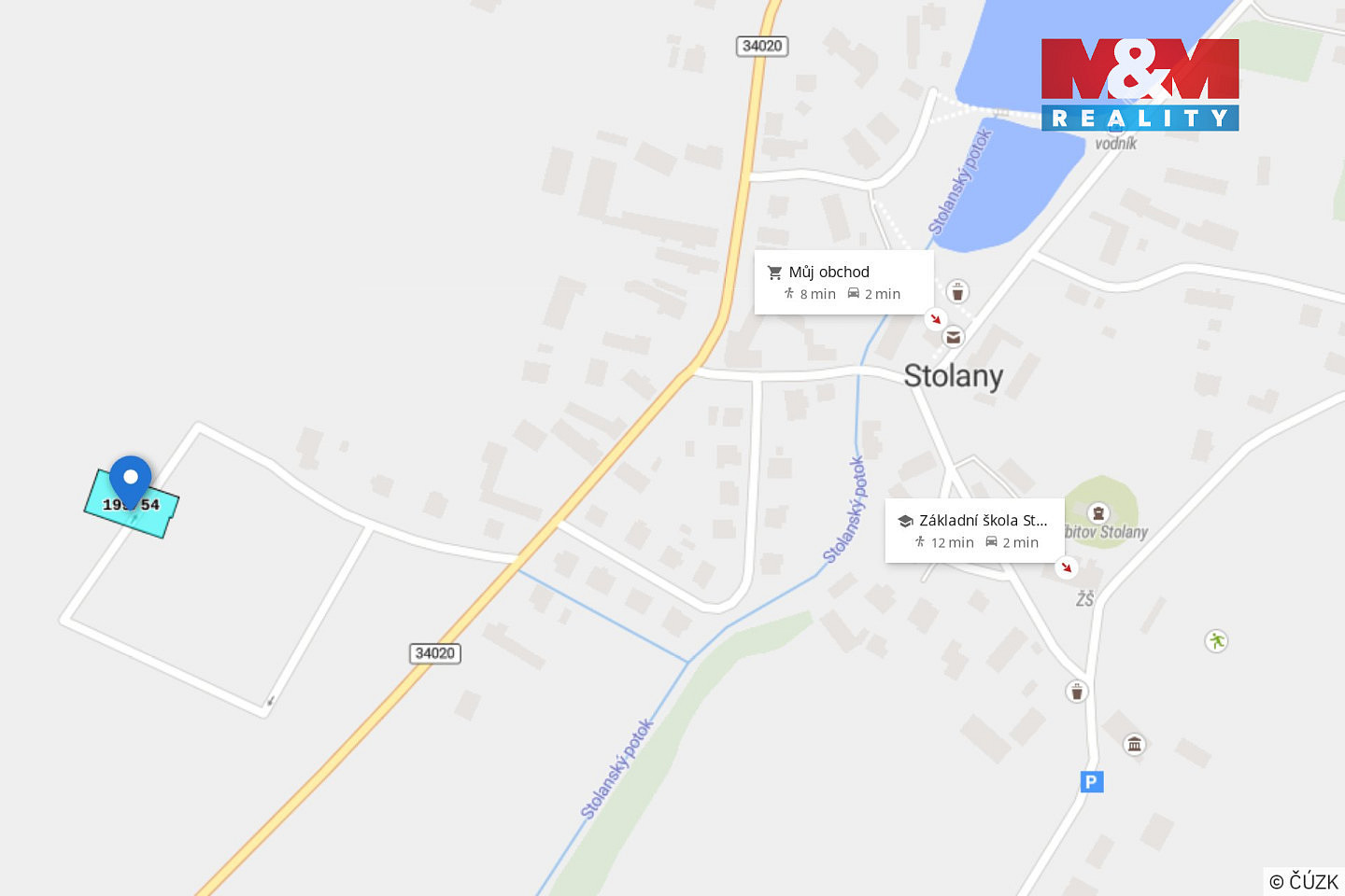 Prodej stavebního pozemku 1 053 m² – další