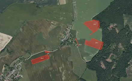 Prodej pole 49 441 m², Kakejcov, okres Rokycany