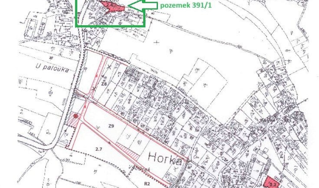 Prodej stavebního pozemku 1 493 m², Horka II – náhled fotky 15