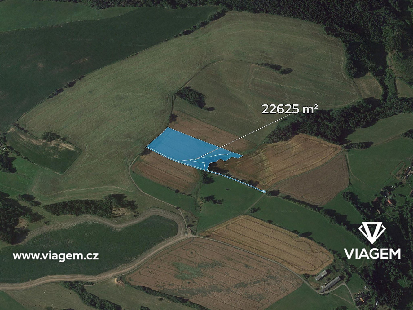 Prodej pole 11 311 m² – pohled 2